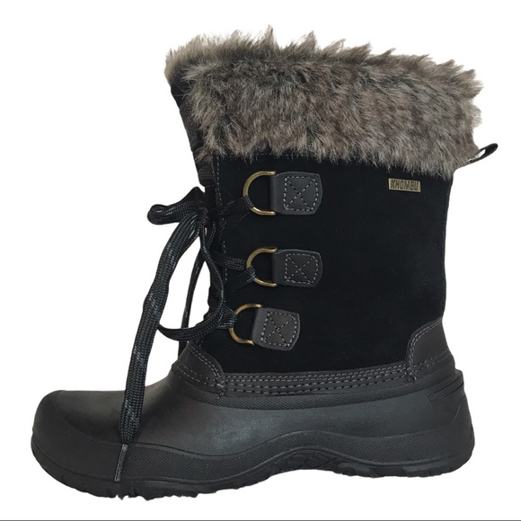 Khombu Shoes - Khombu The Slope Suede Faux Fur Winter Snow Boots